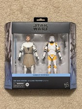 Star Wars Black Series Obi-Wan Kenobi And Clone Trooper 212th 2pk Action Figures