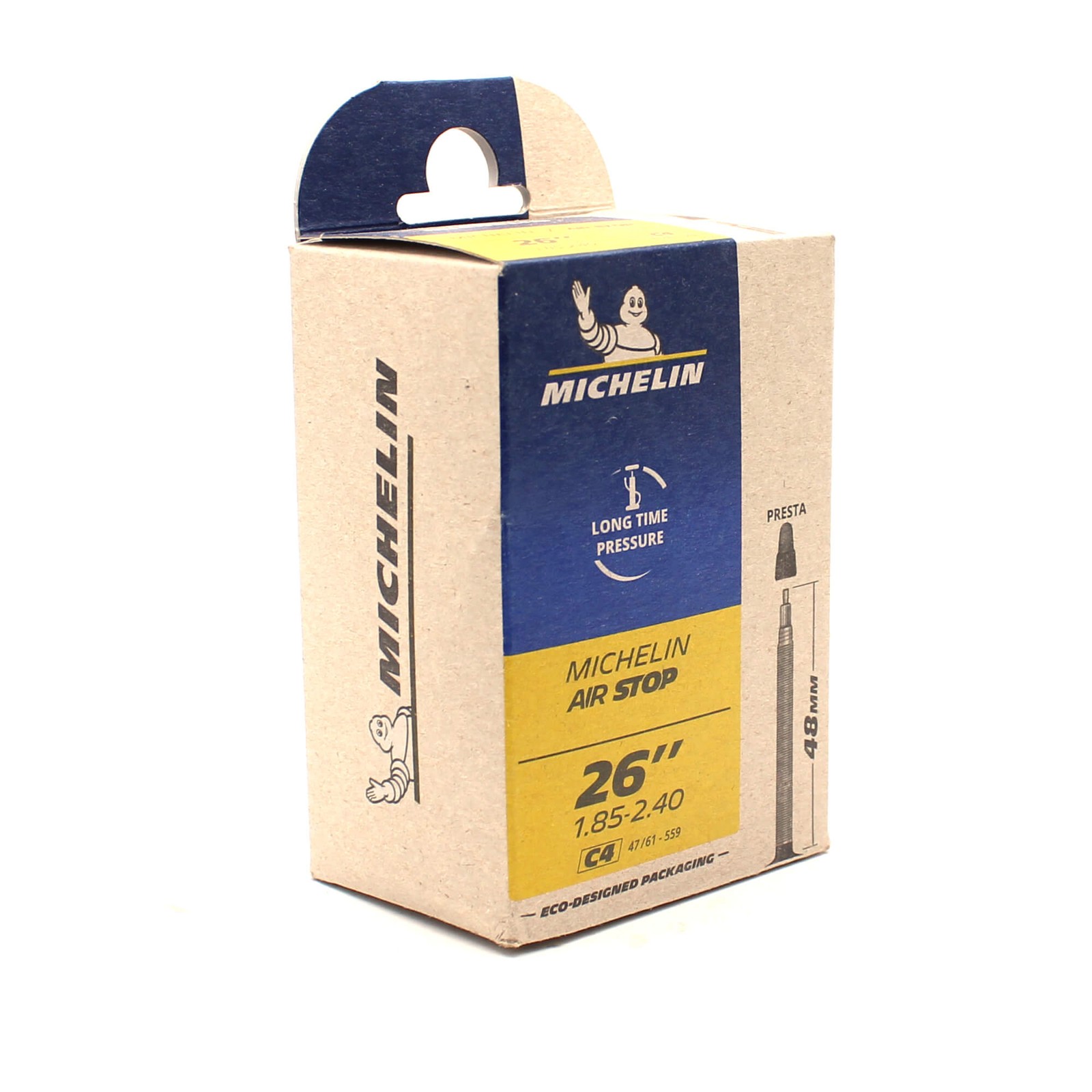 Michelin Airstop MTB Inner Tube 26'' x 1.9 - 2.5 (Presta 48mm)