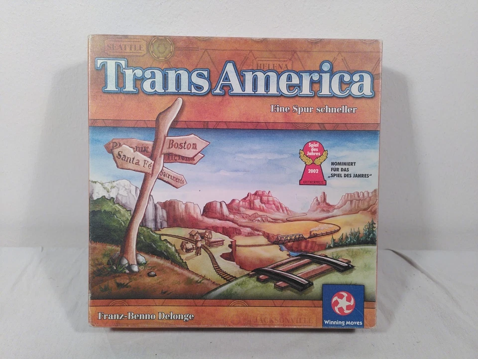 Trans America - Winning Moves - vollständig, Top Zustand - Gesellschaftsspiel - Bild 1 von 4