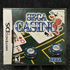SEGA Casino Nintendo DS 2005 New Sealed Card Poker Blackjack Video Game Teen USA