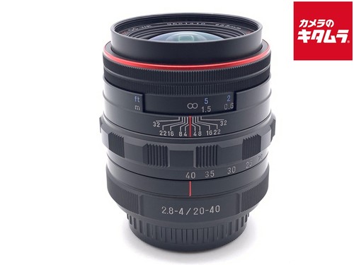 PENTAX HD PENTAX-DA 20-40mm F2.8-4 ED Limited DC WR BLACK -Near Mint- 5575