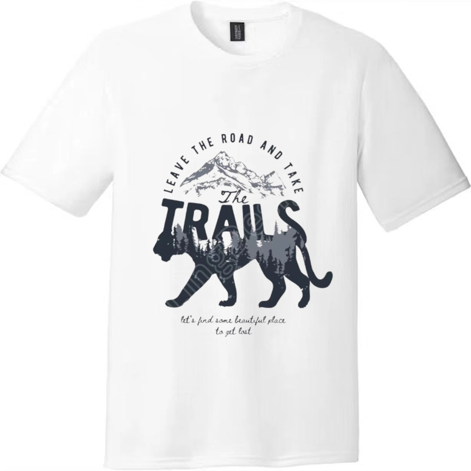 Leave The Road Trails Tiger Graphic Unisex Tee