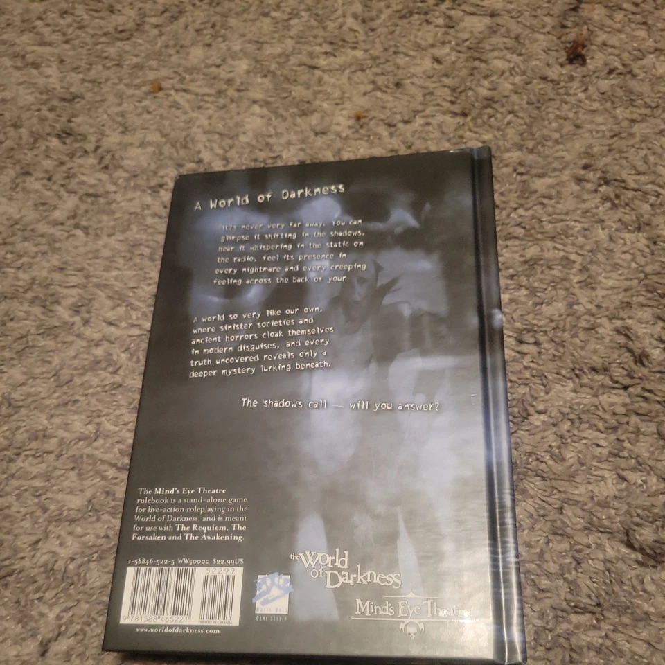 NEW Mind's Eye Theatre World of Darkness WoD Rulebook rpg WHITE WOLF STUDIOS - Image 2 of 4