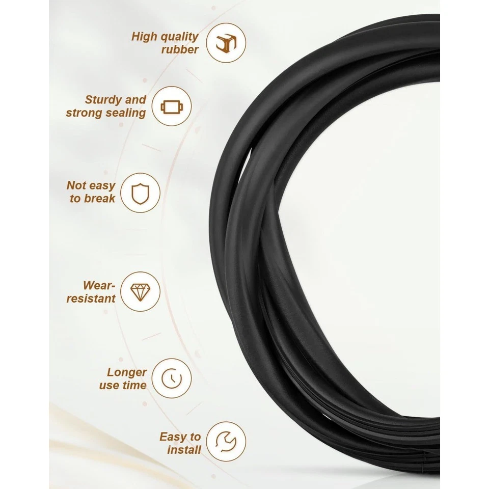 Junta de sellado de vidrio para techo corredizo para Ford Expedition F-150 F-250 F-450 5L1Z-7851884-AA Foto 3 de 4