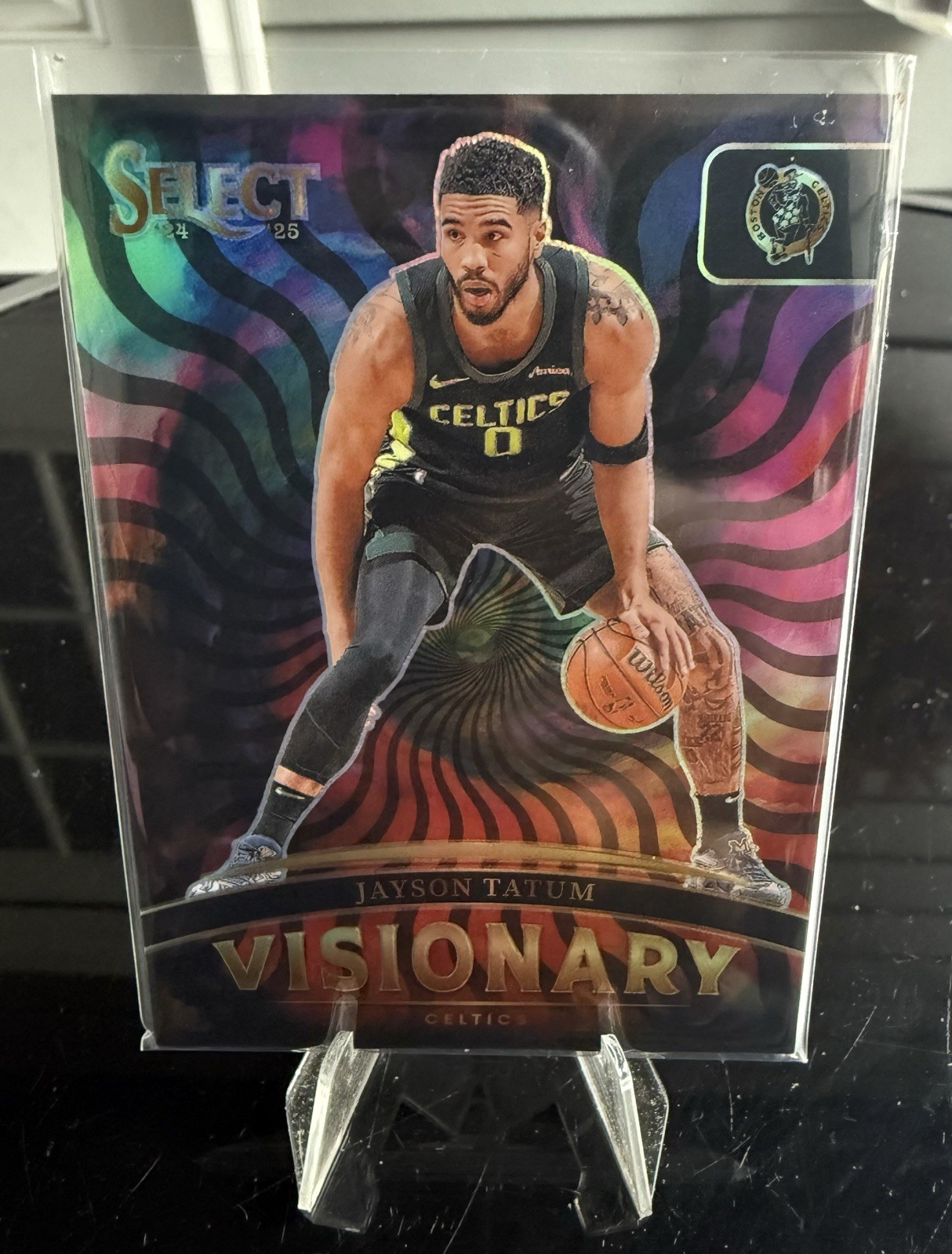 2024-25 Panini Select Jayson Tatum #22 Visionary Case Hit SSP