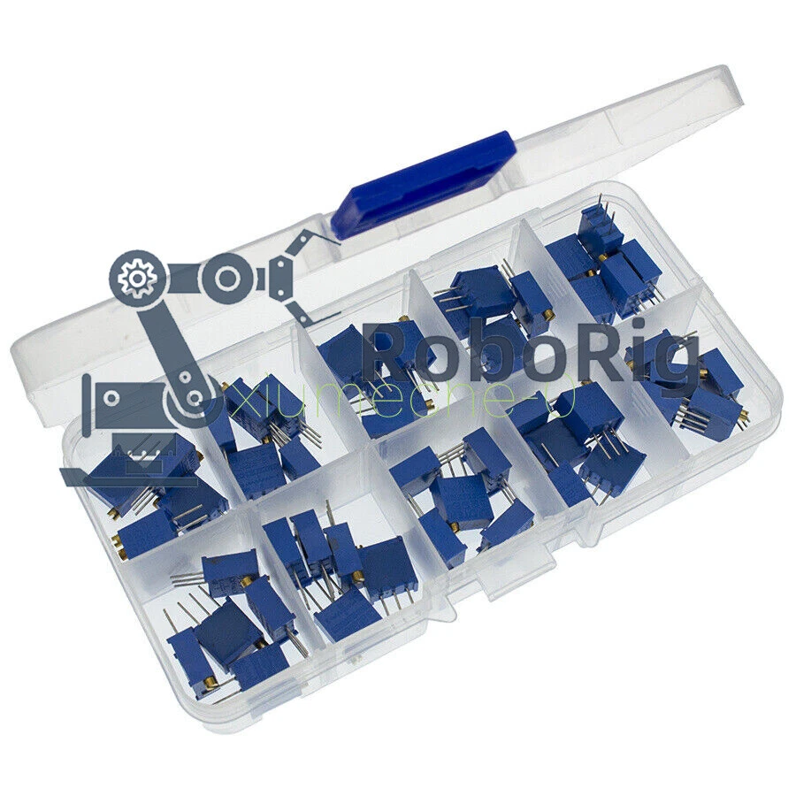 3296W Multi-turn trimmer potentiometer 3296 Variable Resistor Kits With Box - Image 2 of 3