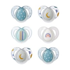 Tommee Tippee Nighttime pacifiers, 6-18 months, 6 pack of glow in the dark pa