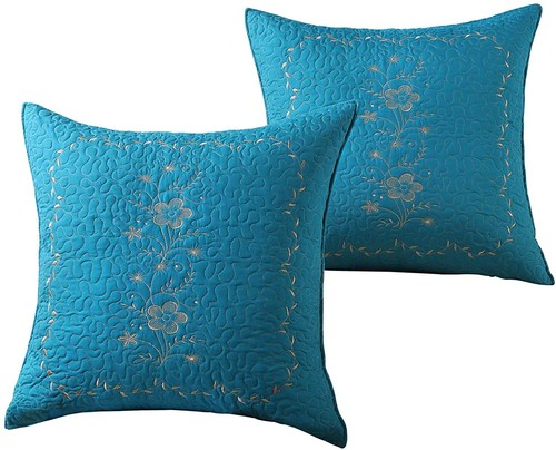 2 Pack Throw Pillow Covers Euro Sham Covers Pillow Shams Pillow Cover Embroidery - Picture 25 of 66