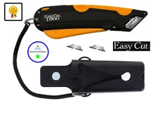 Easy Cut 1000 Orange Safety Box Knife Cutter Holster Lanyard Easycut NEW