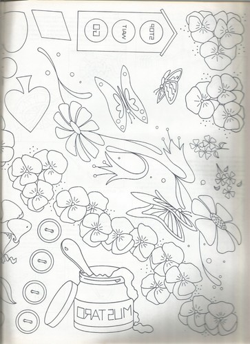 Vintage Embroidery Transfers Sun Flowers Dragon Farm Music Apples 1970s P34 - Picture 3 of 4