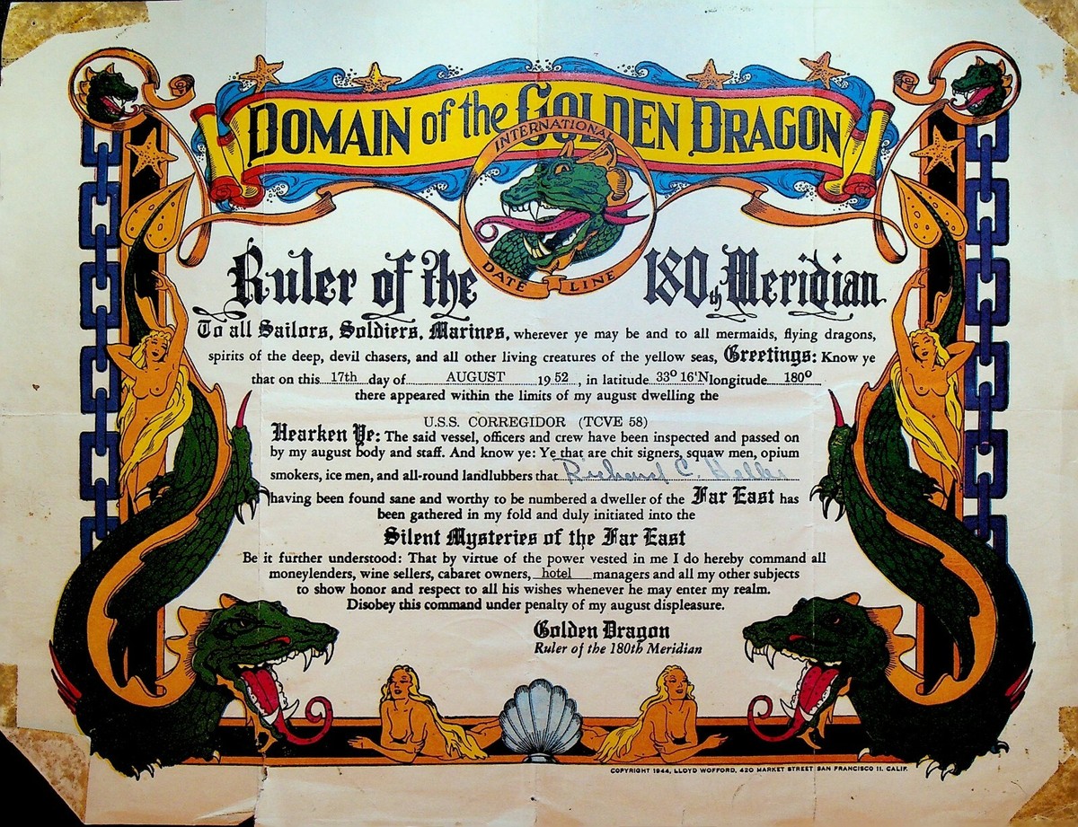 Domain of the Golden Dragon Ruler of the 180th Meridian