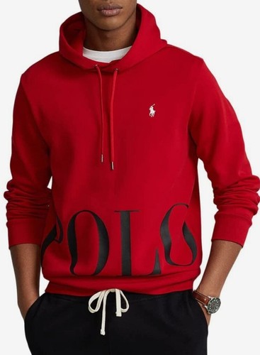 black and red polo hoodie