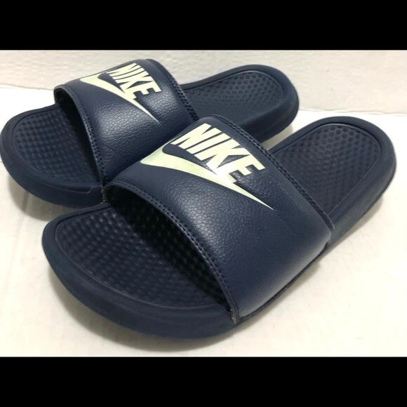 Nike Benassi JDI Slide Sandals Men&#039;s Size 8 Blue eBay