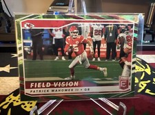 2021 Panini Donruss Elite Football Field Vision GREEN #FV5 Patrick MAHOMES MVP