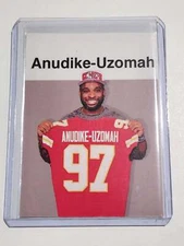 Felix Anudike-Uzomah Artist Signed Football Art Card 2/10