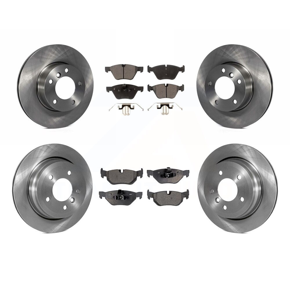 Front & Rear Ceramic Brake Pads & Rotors for BMW 325xi 328i 328xi 300mm