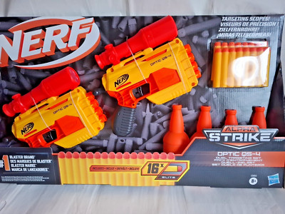 Nerf Alpha Strike Optic QS-4 Duel Targeting Set (gelb) - Brandneu ideales Geschenk