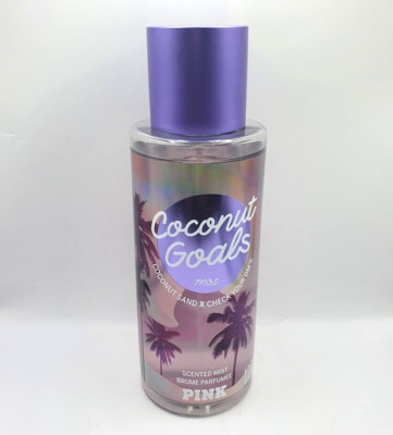 VICTORIA'S SECRET PINK COCONUT GOALS BODY MIST 8.4 FL OZ LIMITED EDITION