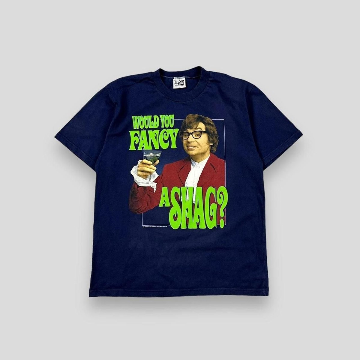 Vintage 90s Austin Powers Graphic T Shirt Navy Medium | eBay UK