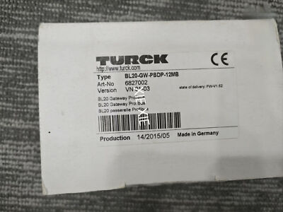 Brand new  Turck  BL20-GW-PBDP-12MB  shipping Via Fedex or DHL