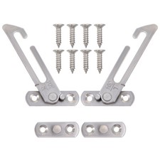 Sliding Window Lock Restrictor Steel Hook Limiter Safety Locks