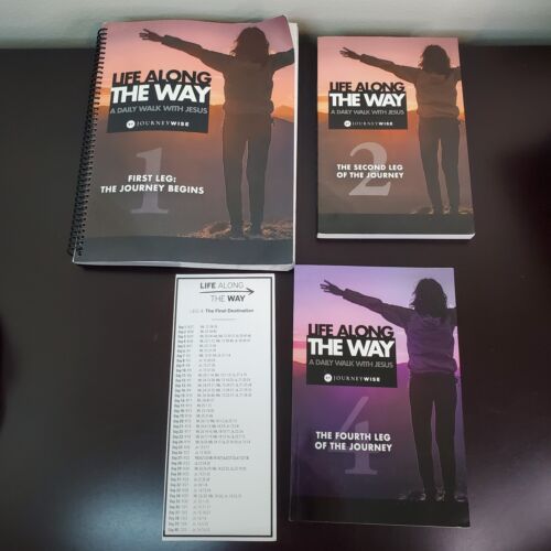 Life Along The Way: A Daily Walk With Jesus Book Lot, Books 1-2, 4 Journeywise