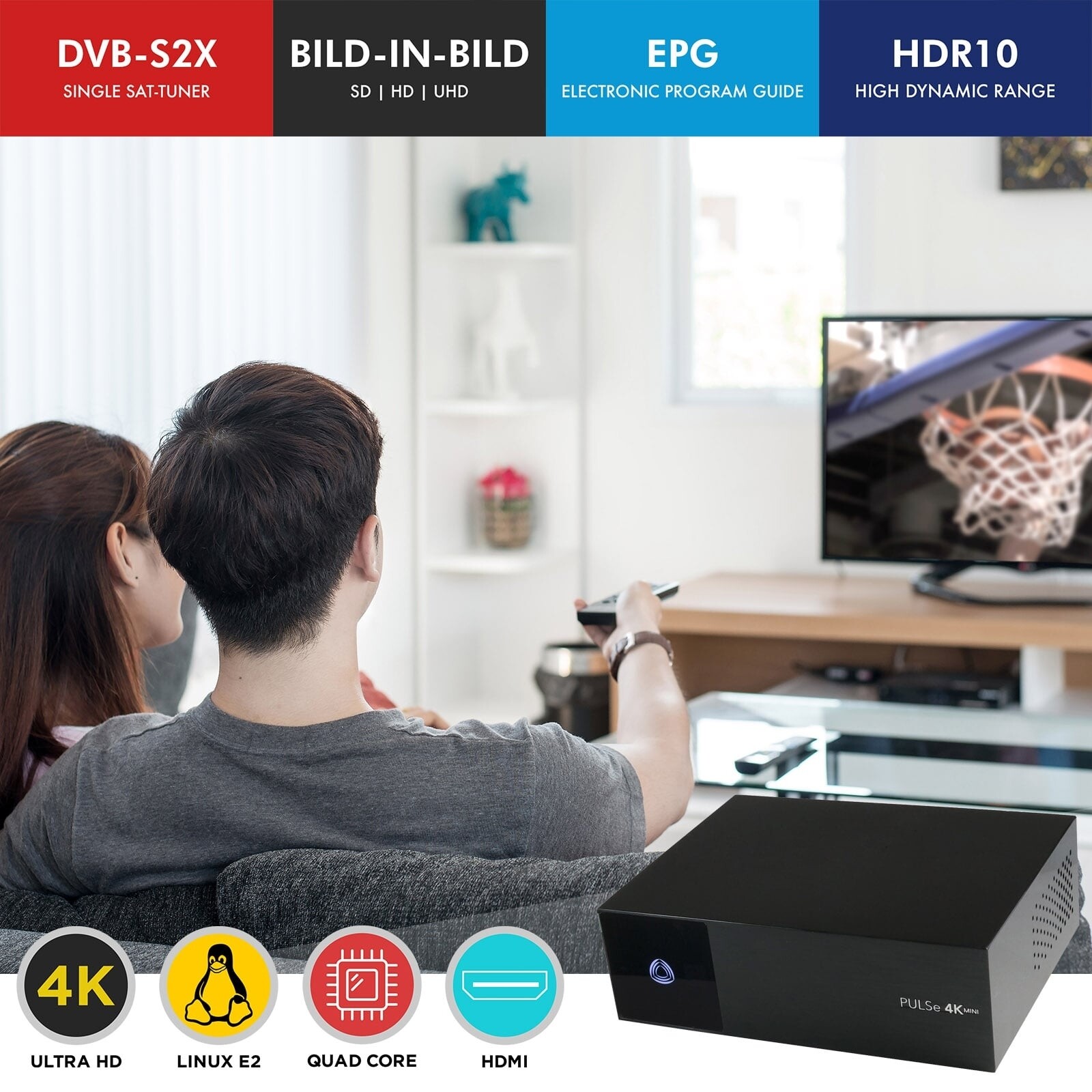 Thumbnail - Ab Pulse 4k Mini Uhd 1xdvb-s2x E2 Linux Hdr10 Microsd-slot Ci Lan