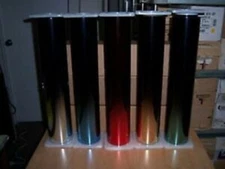 DIY REFLECTIVE BLUE BLACK TOP FADER WINDOW FILM TINT 20"X1'/ROLL PROFESSIONAL GR