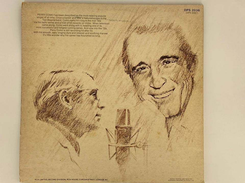 Perry Como Here Is Perry Como Vol.2 double LP vinyl RCA Victor Gatefold - Image 4 of 4
