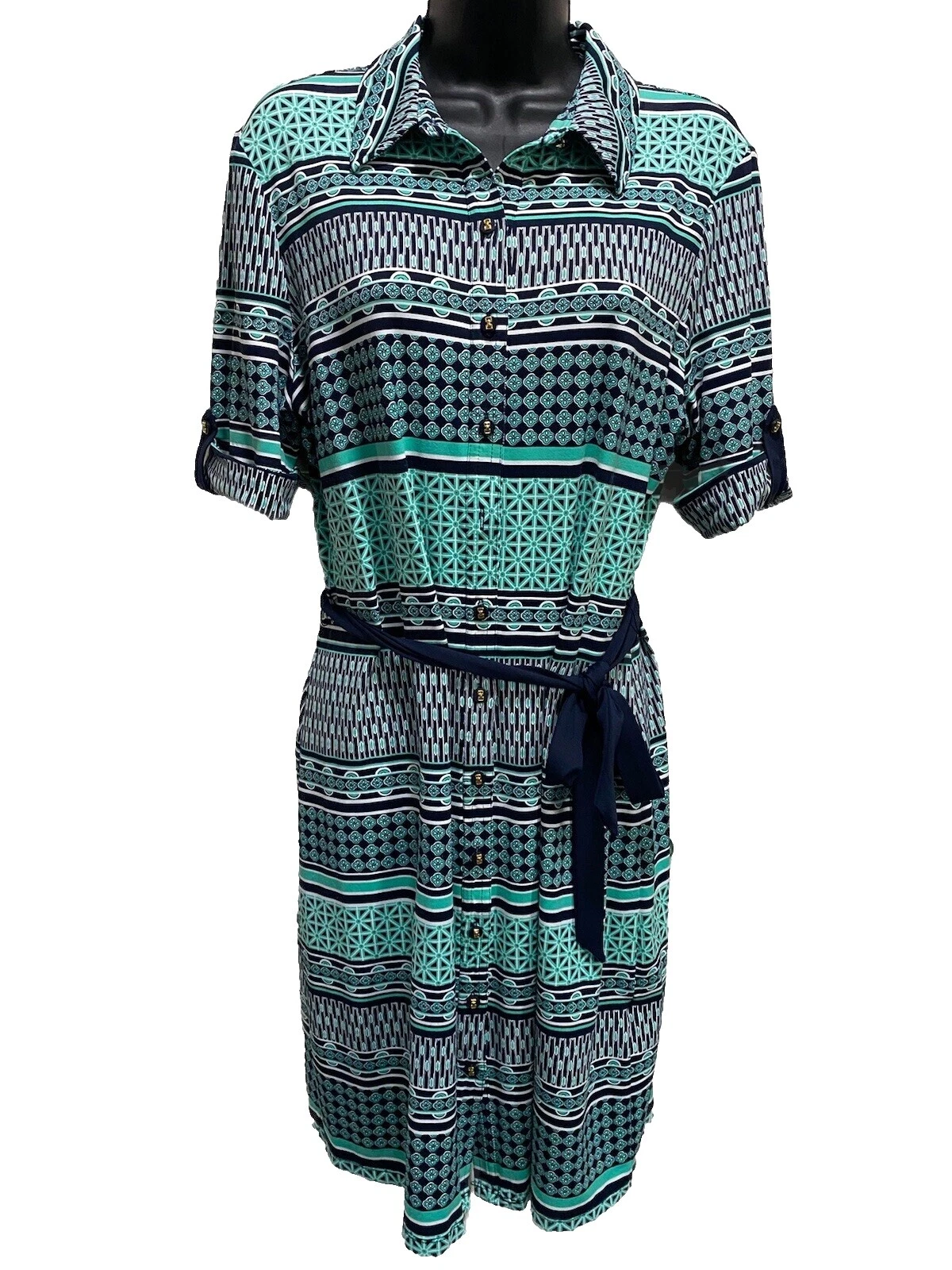 Charter Club Short Geometric Dresses for Women