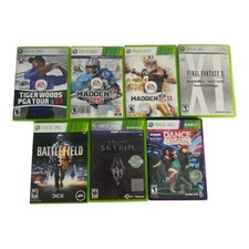 7 xbox 360 game lot bundle Madden Tiger Woods Battlefield 3 See photo for titles