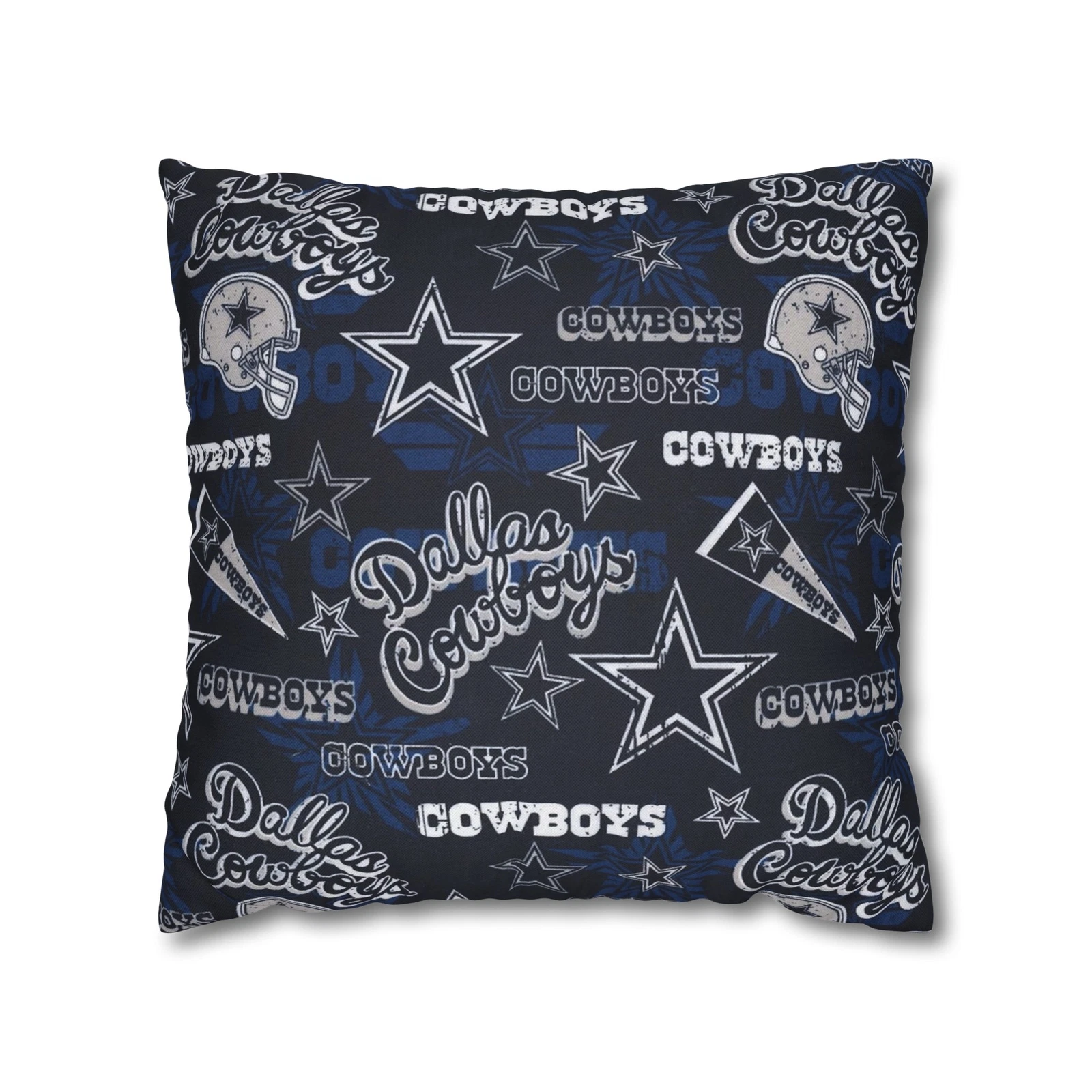 Dallas Cowboys Spun Throw Pillowcase