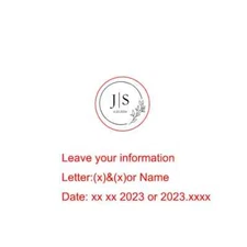 New Wedding Embosser Stamp LOGO Personalized Embossing Seal Customization Decora