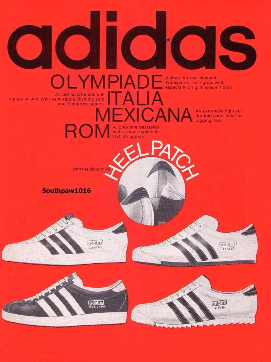 "Heel Patch" Italia, Mexicana, Rom" Shoe Reprint Advert | eBay