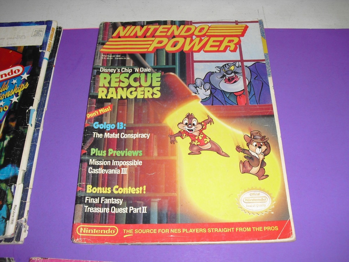 Lot 6 Nintendo Power Magazine low grade no poster 1990! 16 18 25