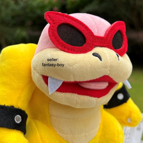 Cute Super Mario Standing Roy Koopa 6.7" Plush Bowser Stuffed Toy Cartoon Doll - Picture 3 of 5