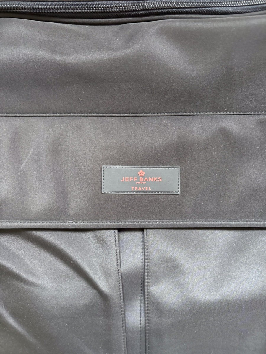Sac De Costume Jeff Banks – Weekender Noir – Bandoulière, Compartiments Multiples