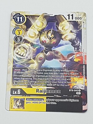 Digimon TCG Raijinmon NM