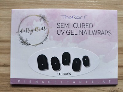 UV Gel Nagelfolien Nageltante Nail Semi-Cured Nail Wraps 16 Stück - Petrolgrün 