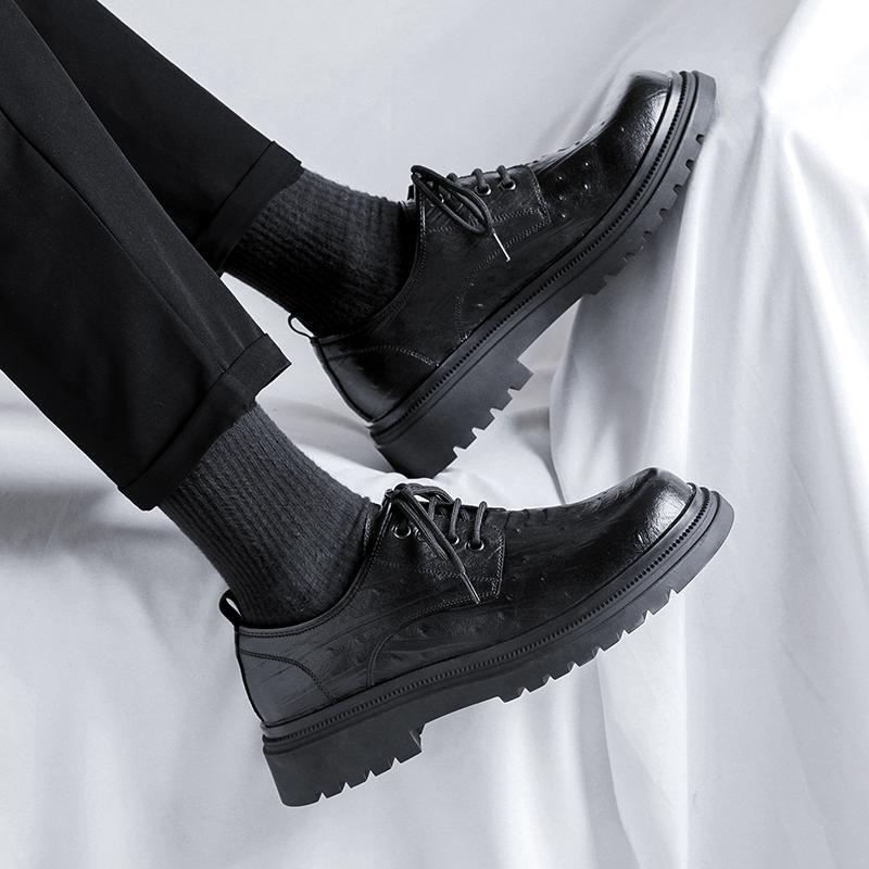 SAOLA Abito da lavoro Creeper britannico punta punta stringato scarpe da sposa Oxford