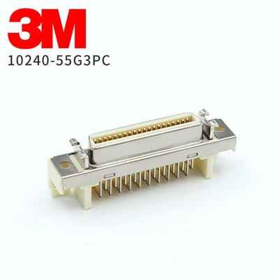1pcs 3M connector MDR/SCSI series socket 40-pin 10240-55G3PC angled