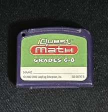 LeapFrog iQuest Math Grades 6-8 Cartridge Learning UNTESTED