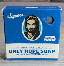 Only Hope Soap Dr Squatch Natural 5 Oz Limited Ed Star Wars Jedi Knight Kenobi