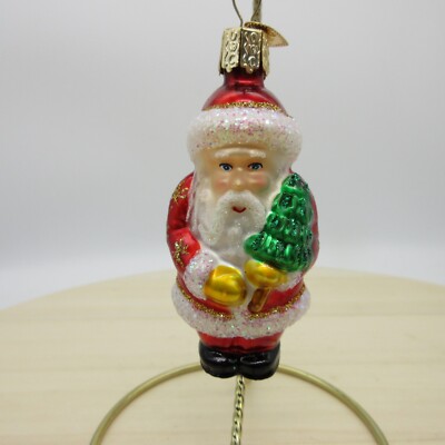 OWC Old World Christmas Newlywed Christmas Ornament Santa Usefulness & Goodwill