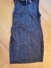 Vince Camuto Black Sparkle  Sleeveless Dress With Linen, Size M, Exsellent cond.
