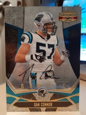 2008 DAN CONNOR GRIDIRON GEAR GLD #121 Rookie Auto /250 PENN STATE NITTANY LIONS