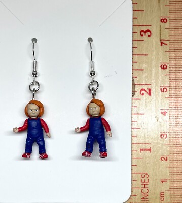 Horror & Scary Movie 2 Earrings (10 Different Variations) Chucky Halloween