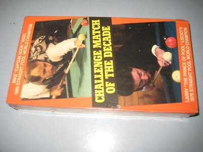 CHALLENGE MATCH OF THE DECADE Mike Sigel vs Larry Lisciotti VHS VIDEOTAPE NEW