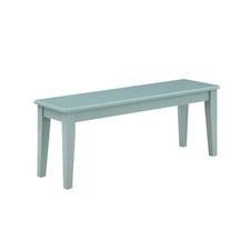 Colorado Dining Bench Blue Farmhouse Wood Finish