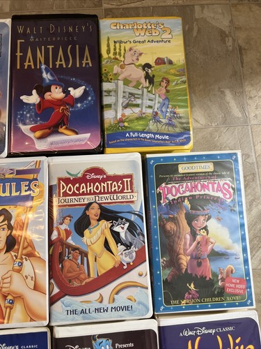 Lot of 15 Children’s VHS Tapes Disney Fox Paramount Masterpiece Classics - Picture 3 of 7